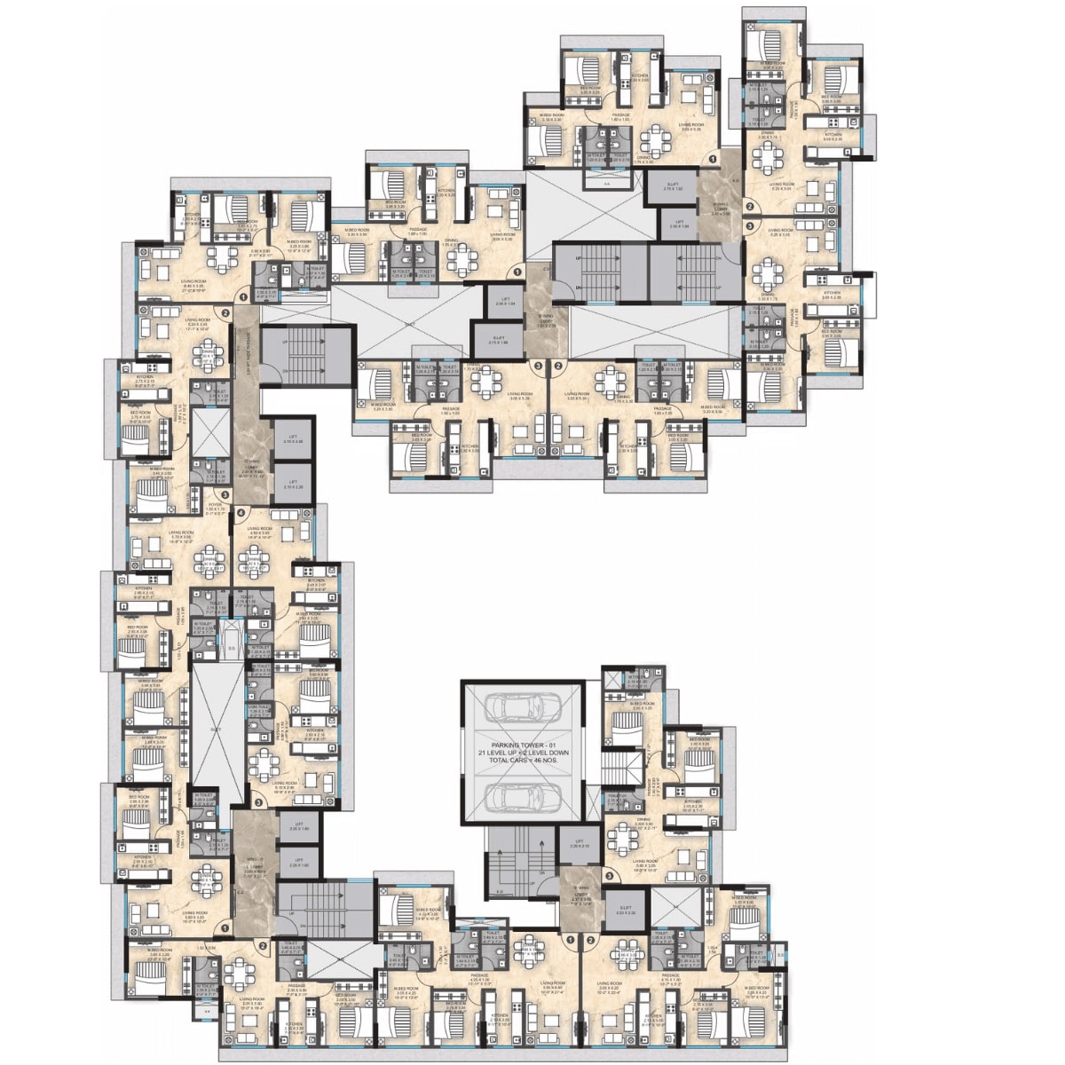 Paranjape-Athena-Floor-Plan-2,6,8,14